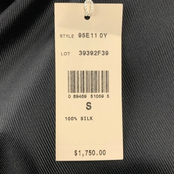 Ralph Lauren Collection silk skirt womens size 6 Purple Label‎ 100% silk black - Picture 2 of 10